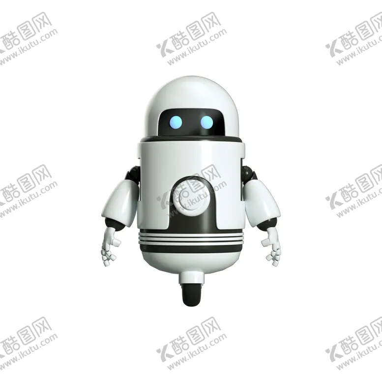 编号：96210709240337598470【酷图网】源文件下载-科技数码机器人卡通图片   