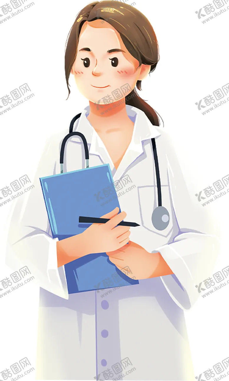 编号：49527001132022318059【酷图网】源文件下载-卡通人物 医生