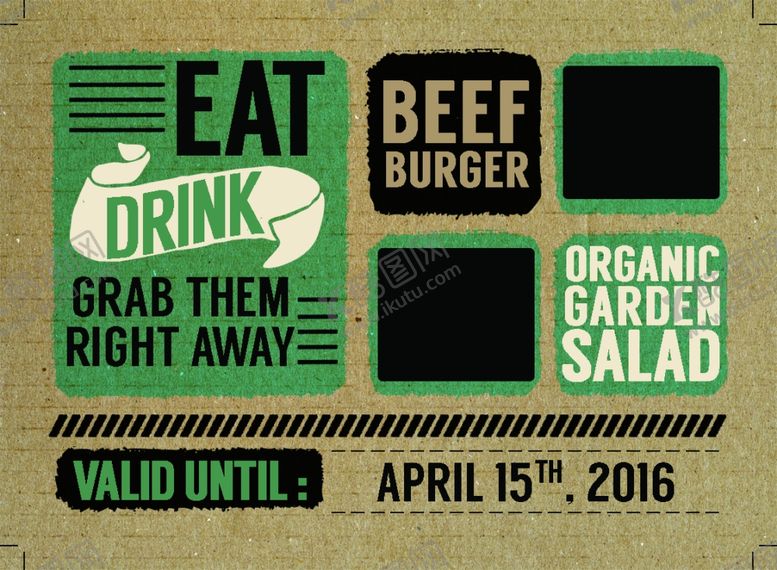 编号：92851410062117168538【酷图网】源文件下载-牛皮纸卡片