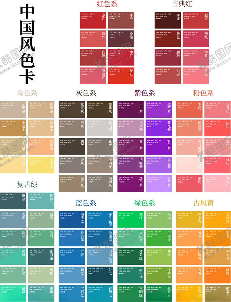 编号：84740102210706052769【酷图网】源文件下载-中国风色卡
