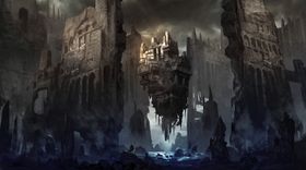 中世纪魔幻场景插画