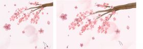 樱花郊游喷绘海报节活动