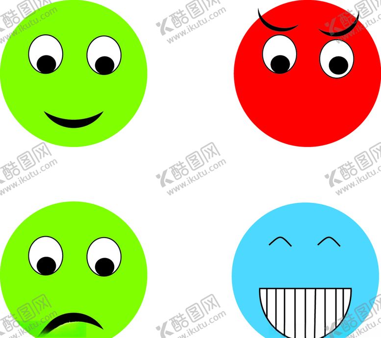 编号：53459007042311314415【酷图网】源文件下载-QQ表情矢量图