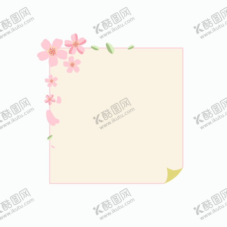 编号：27091501250403314393【酷图网】源文件下载-樱花花纹边框