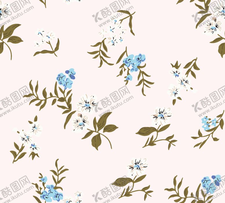 编号：83483409101302246460【酷图网】源文件下载-小碎花大牌印花数码花卉