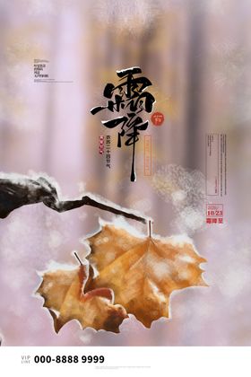 霜降海报