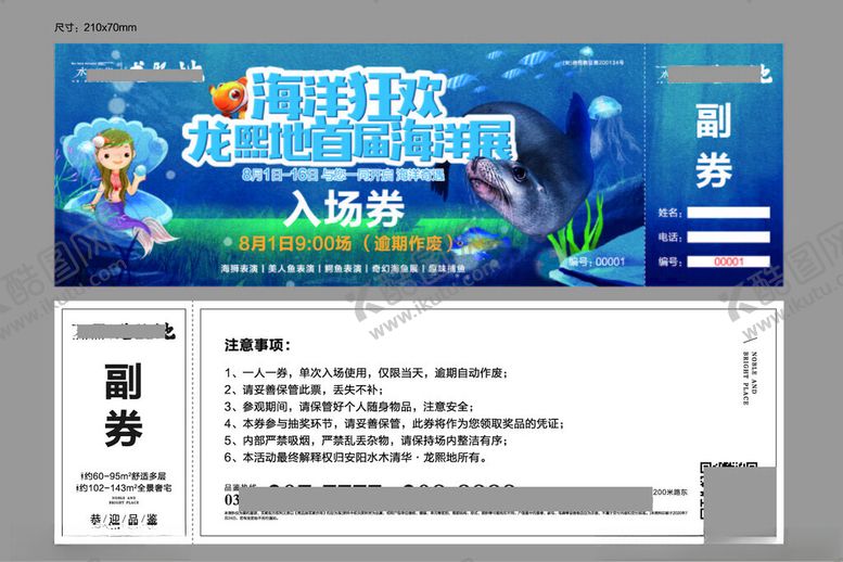 编号：67927004050209088633【酷图网】源文件下载-入场券