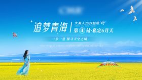 青海油菜花主视觉