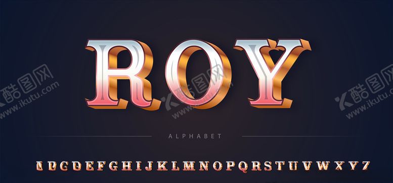 编号：97982909240208597123【酷图网】源文件下载-英文字母设计