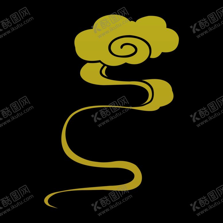 编号：34182612081237117420【酷图网】源文件下载-金色祥云