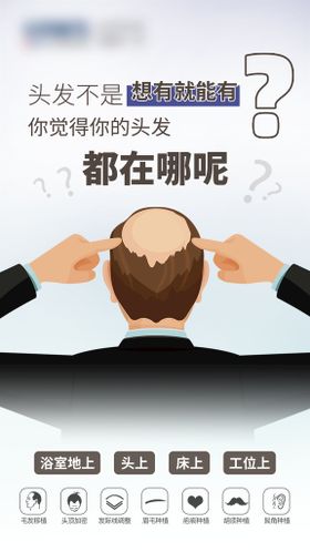 编号：18462310022005298503【酷图网】源文件下载-植发创意海报