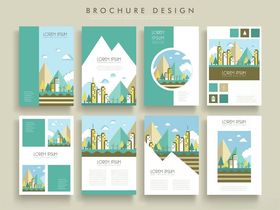 清新自然风品牌视觉设计素材