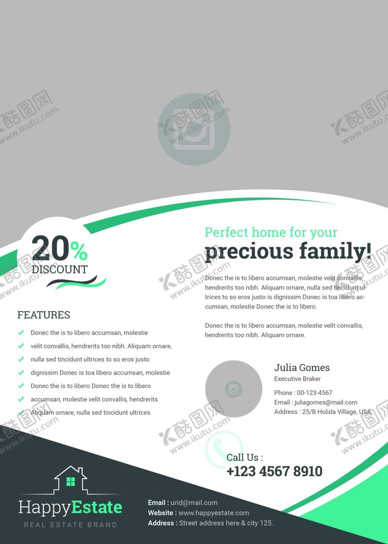 编号：88597909231440419502【酷图网】源文件下载-国外时尚单页