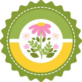 花朵标签免抠图边框环留言框png