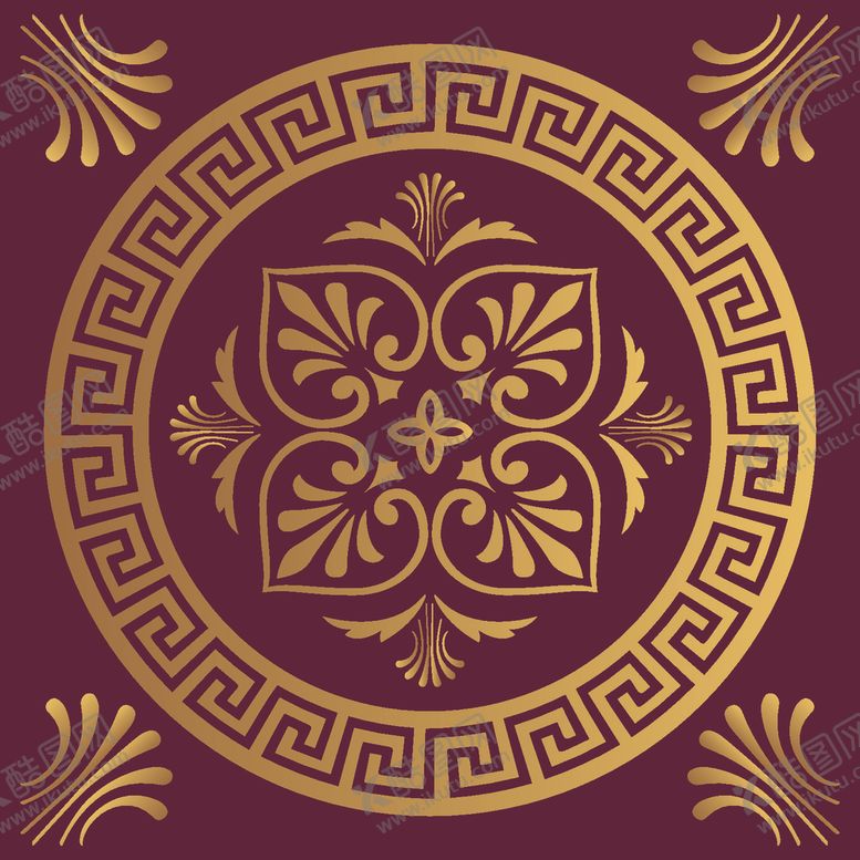 编号：50150010161658488354【酷图网】源文件下载-金色花纹