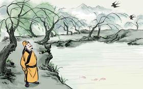 中国风山水画         