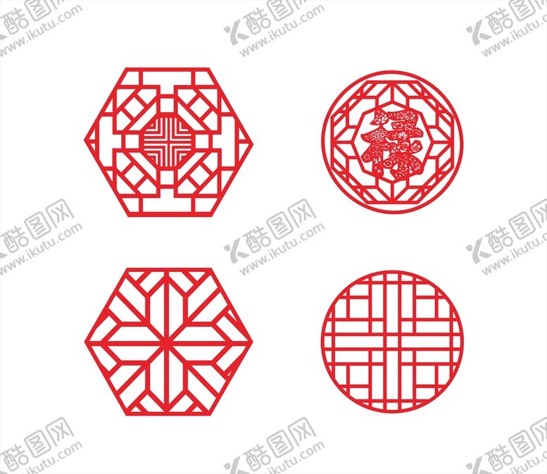 编号：83155701170814481960【酷图网】源文件下载-窗花图片