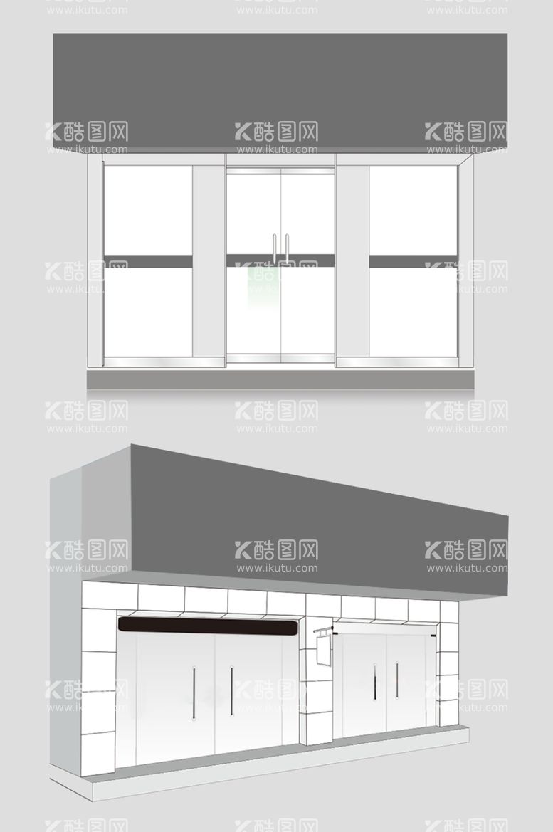 编号：89922211290053235055【酷图网】源文件下载-门头样机