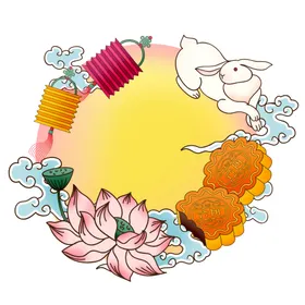 中秋淘宝节单页宣传单展架