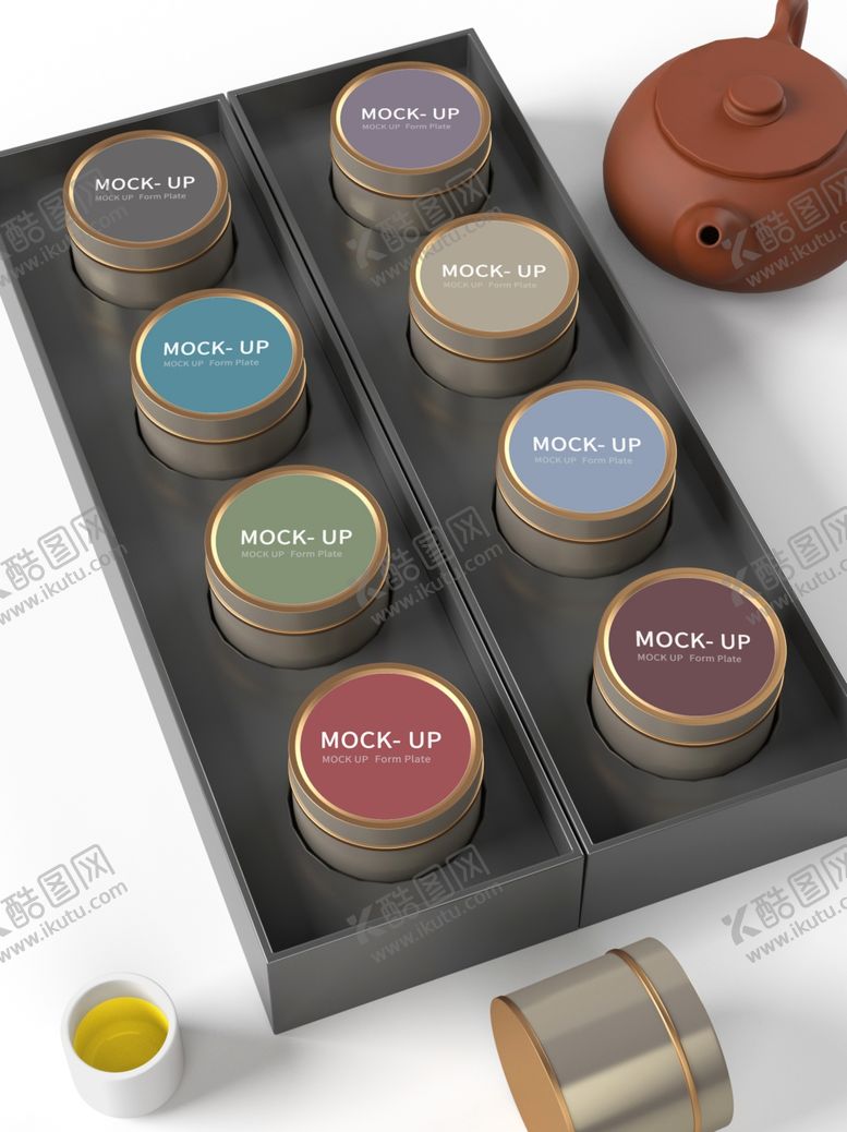 编号：41239410102204436619【酷图网】源文件下载-茶叶包装vi样机