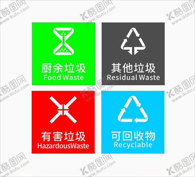 编号：85941803301901459902【酷图网】源文件下载-垃圾标识