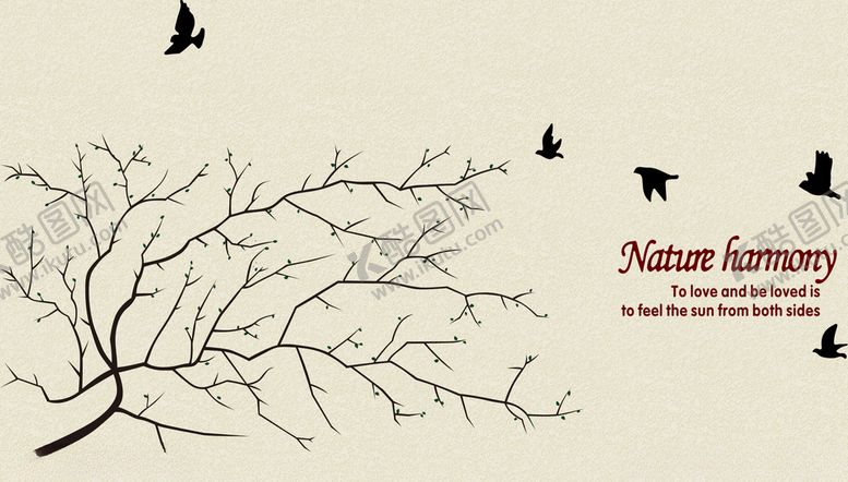 编号：30409310050712347953【酷图网】源文件下载-小鸟树枝