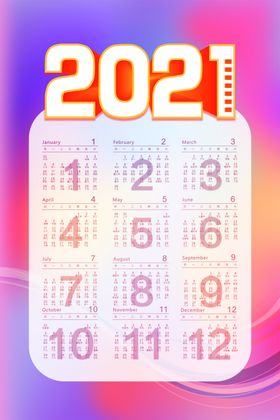 2021挂历