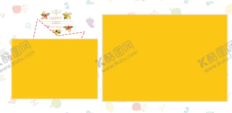 编号：44152206171308215876【酷图网】源文件下载-儿童摄影相册模板