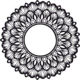 曼陀罗花纹
