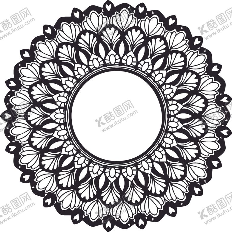 编号：59784110080210496626【酷图网】源文件下载-曼陀罗花纹