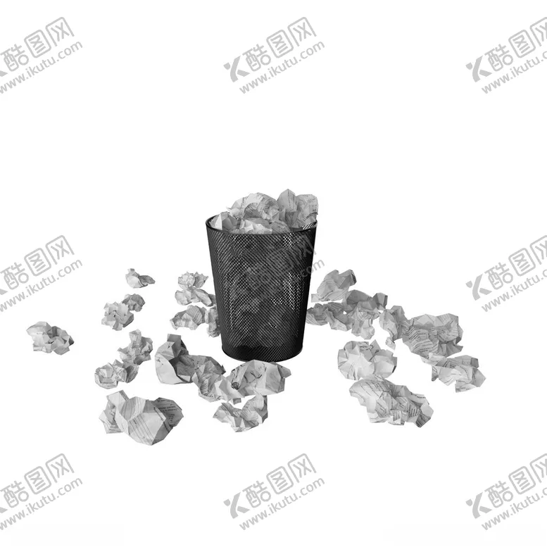 编号：79011202222319462265【酷图网】源文件下载-C4D模型垃圾桶