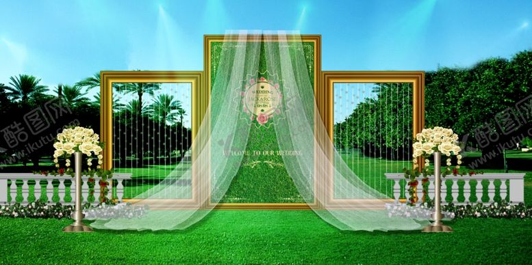 编号：91413709251830217298【酷图网】源文件下载-森系简约婚礼