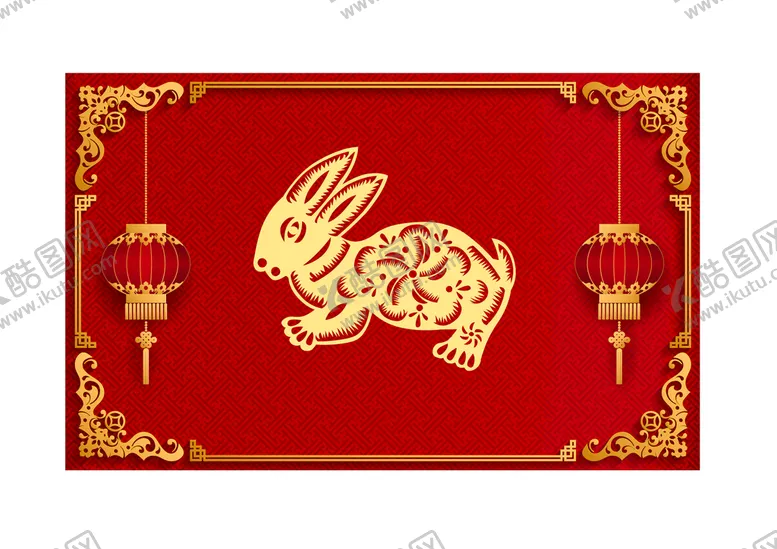 编号：04298610080308458497【酷图网】源文件下载-2023 新年快乐 新春海报 