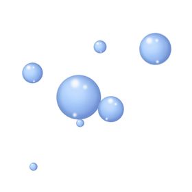 气泡透明矢量水免扣素材