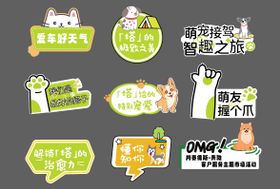 宠物手举牌