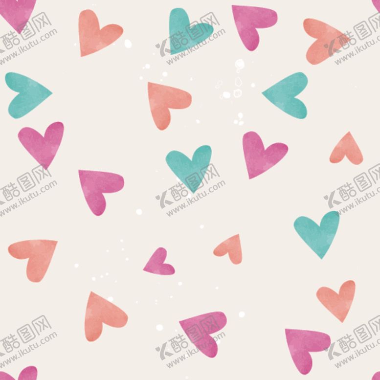编号：49009304250159143745【酷图网】源文件下载-无缝爱心底纹