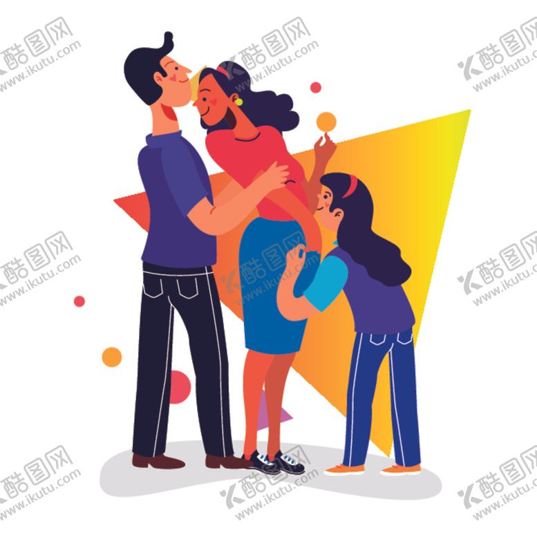 编号：67644407051632582605【酷图网】源文件下载-卡通家庭