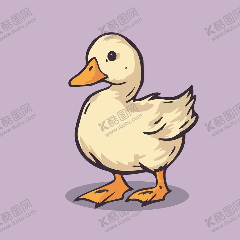 编号：44972801301323388630【酷图网】源文件下载-可爱小鸭矢量卡通画儿童插画