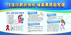 优生优育社会公益宣传展板素材