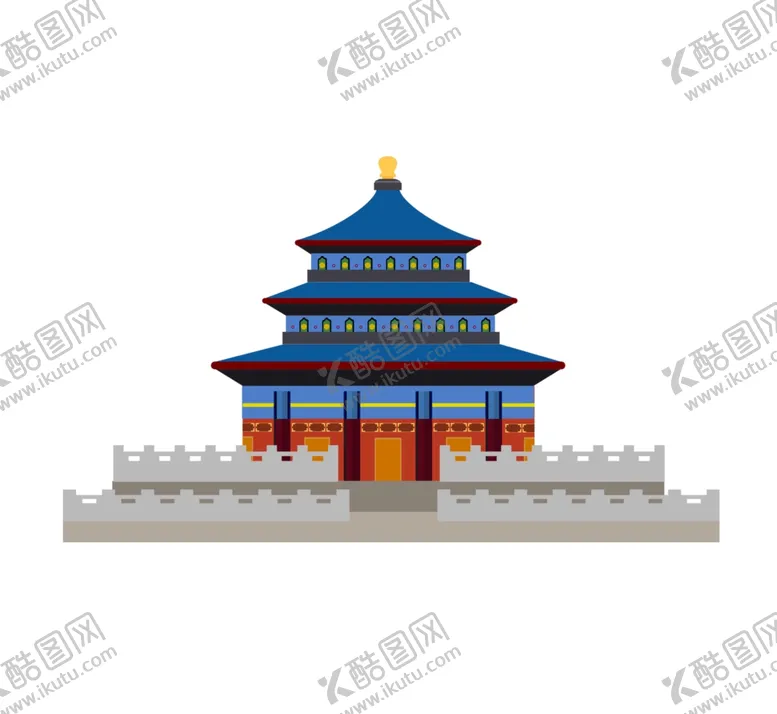 编号：45352706190807471657【酷图网】源文件下载-手绘天坛
