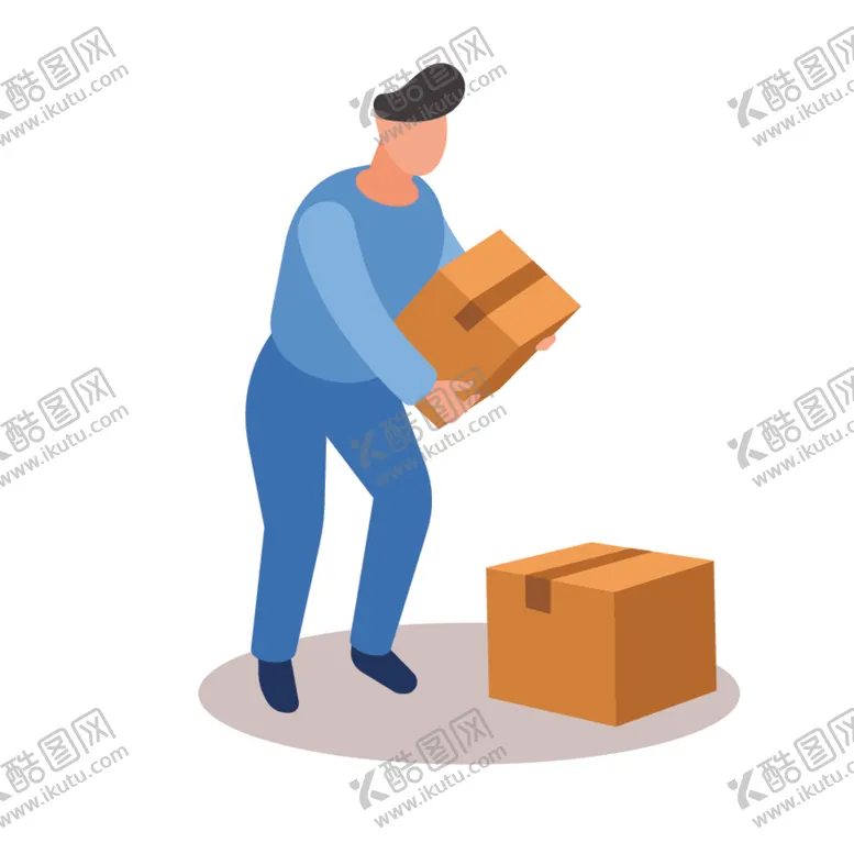 编号：66359712130835334297【酷图网】源文件下载-搬货人物