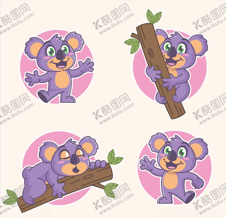编号：30352907051326328628【酷图网】源文件下载-卡通考拉