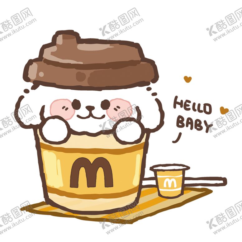 编号：55730601182119396918【酷图网】源文件下载-卡通咖啡杯印花图案设