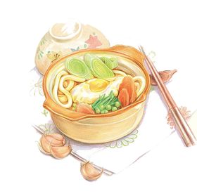 手绘面条