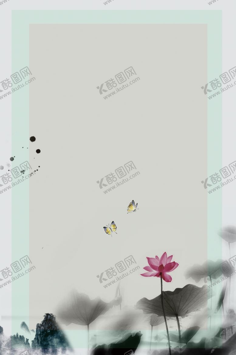 编号：40622210040858558714【酷图网】源文件下载-中国风水墨背景
