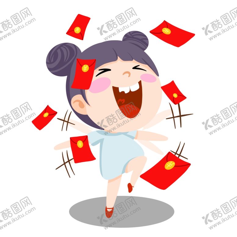 编号：99850004191244398083【酷图网】源文件下载-卡通红包免扣红包雨