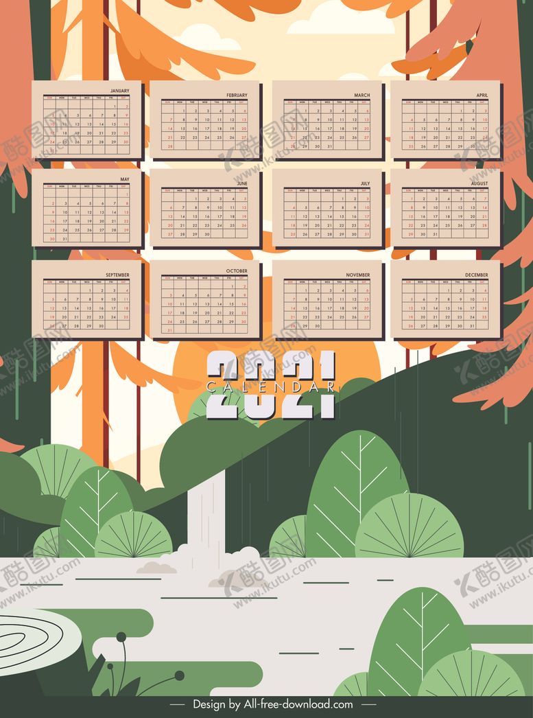 编号：30635307071035198446【酷图网】源文件下载-日历