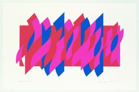 几何拼接抽象绘画