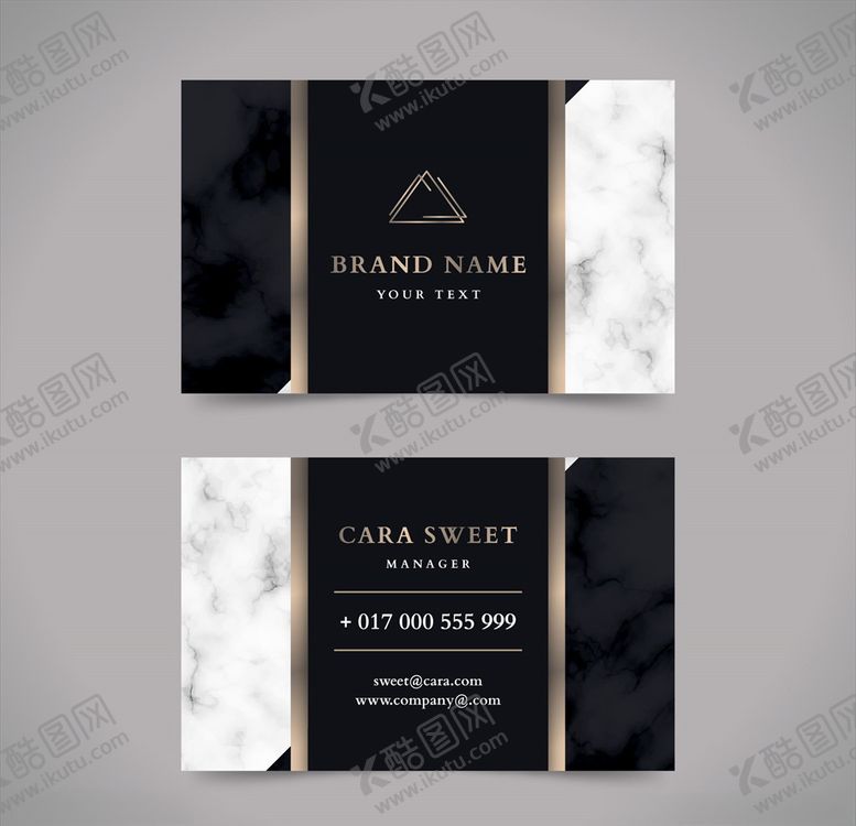 编号：72963209141213493743【酷图网】源文件下载-黑色名片