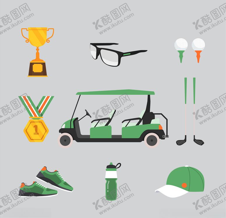 编号：59646610282031303017【酷图网】源文件下载-高尔夫球元素
